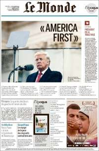 Protestas contra Donald Trump en las primeras planas del domingo - 8-1