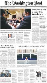 Renegociación del TLC en las portadas de los periódicos - 8-4