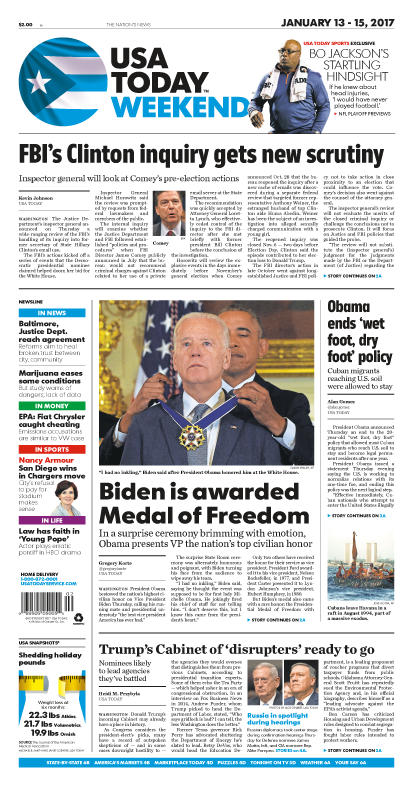 USA Today pone la bandera de México en primera plana - A01_01_13_2017