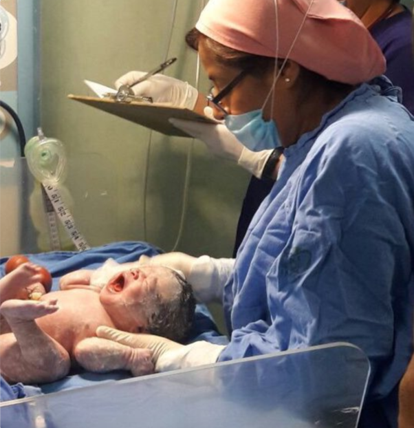 Nace en el IMSS la primera bebé del año