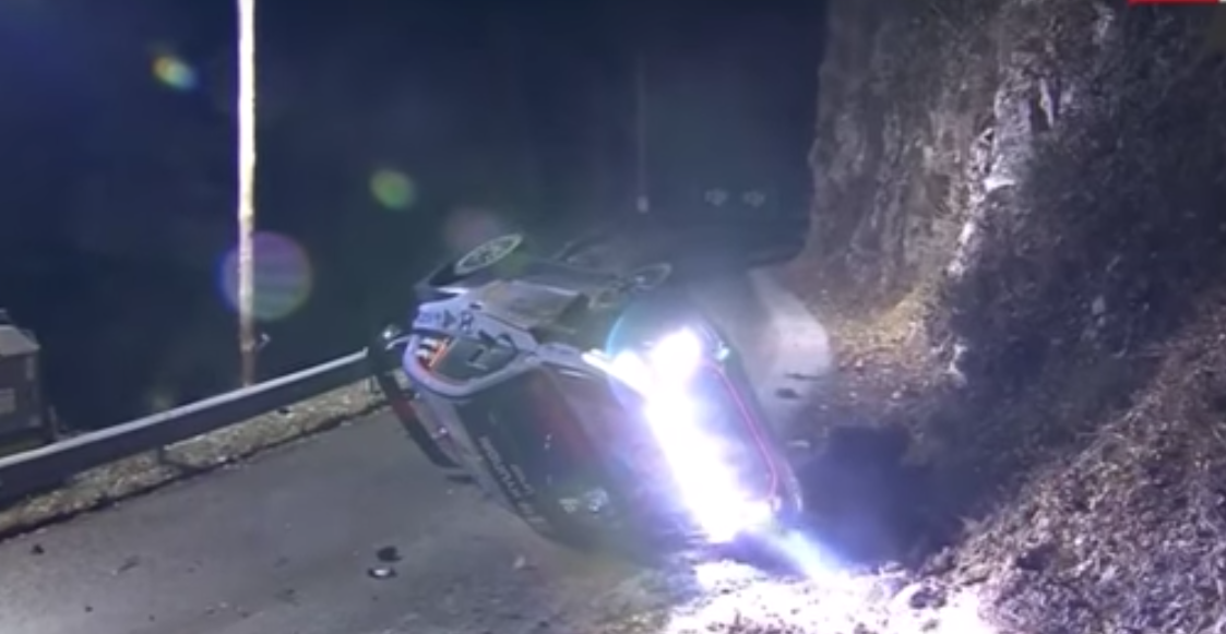 Video: auto vuelca y mata a espectador en Rally de Montecarlo