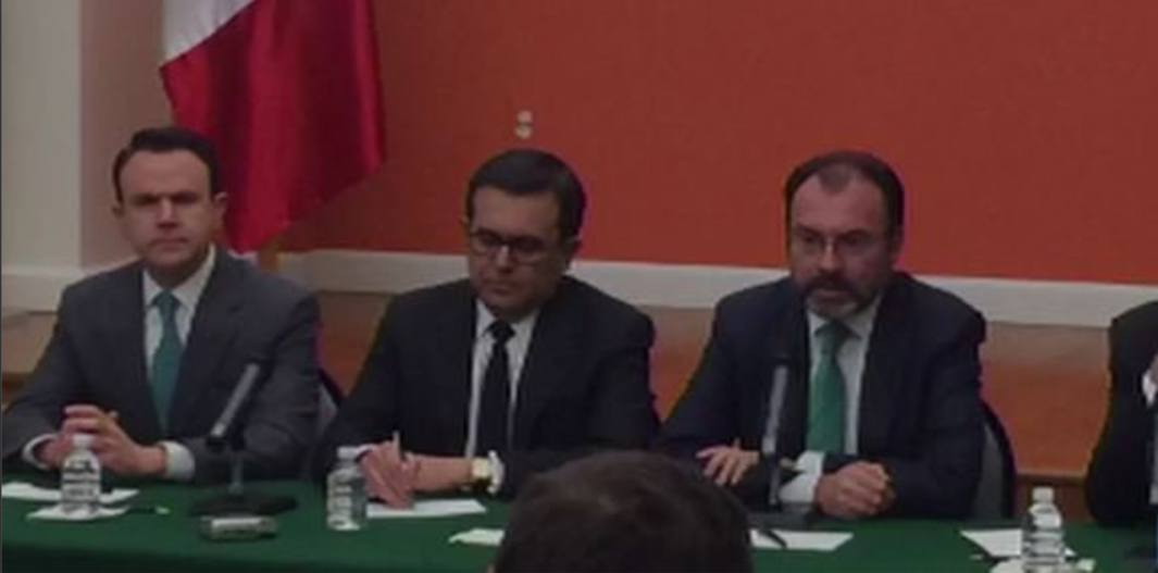 “Inaceptable que México pague el muro”: Videgaray “Inaceptable que México pague el muro”: Videgaray