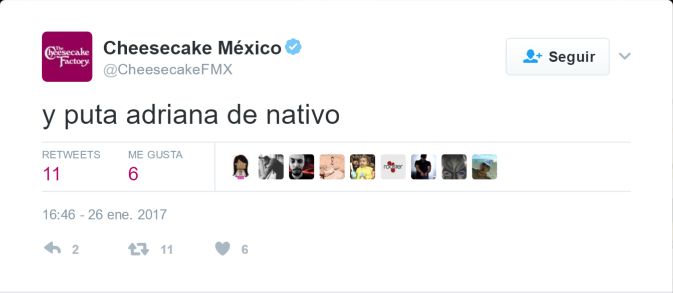 ¿Qué le pasó a las cuentas de Twitter de Alsea? - Cheesecake-México-7