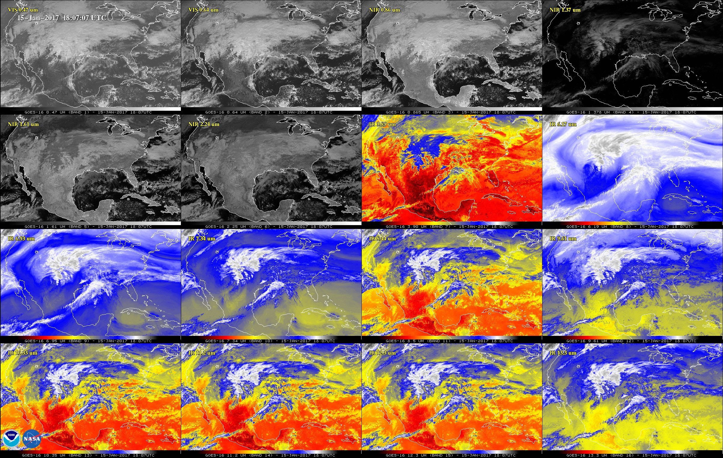 Las imágenes de la Tierra con la más alta resolución - GOES-16-NOAA-NASA-16-Imágenes