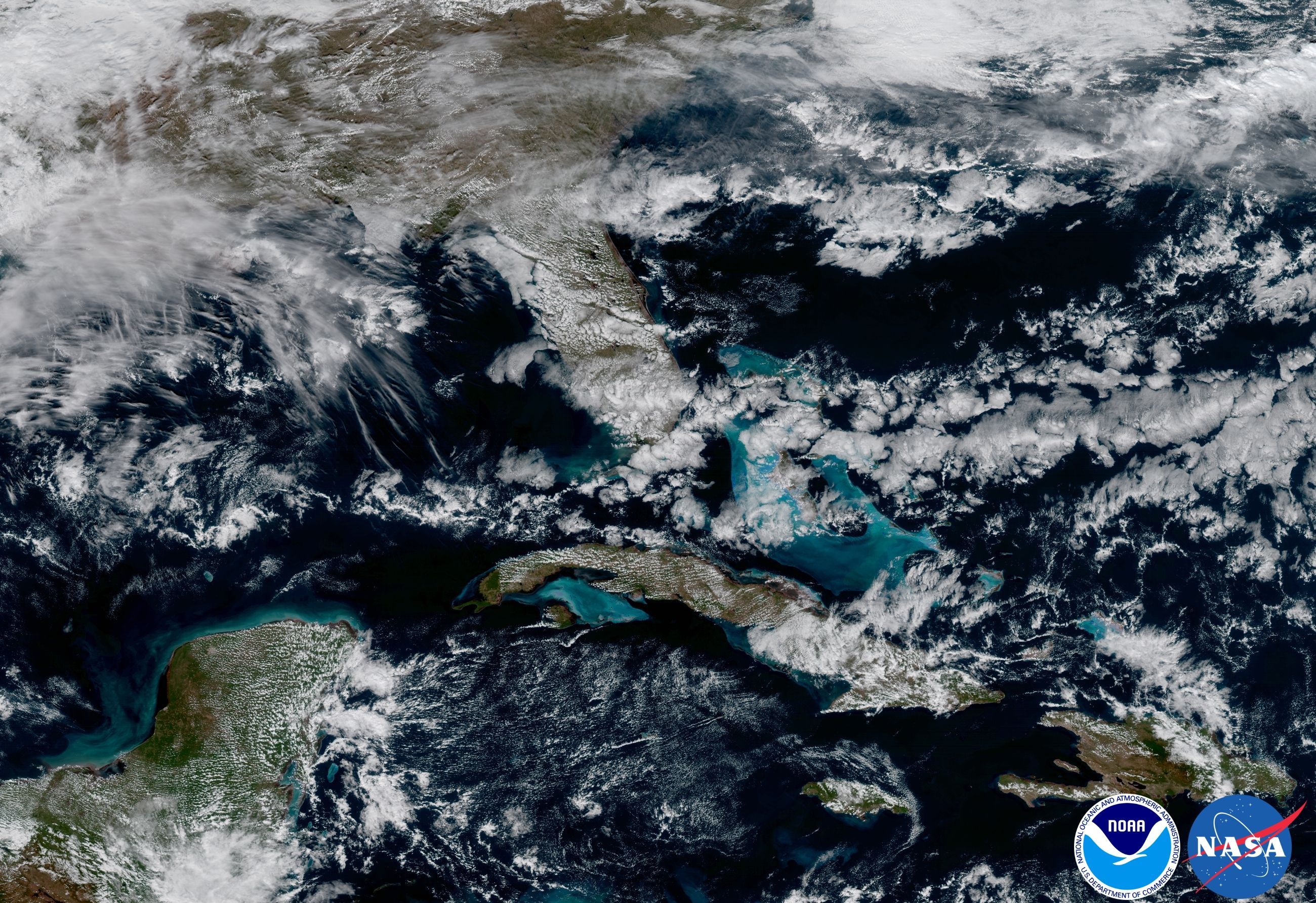 Las imágenes de la Tierra con la más alta resolución - GOES-16-NOAA-NASA-Caribe