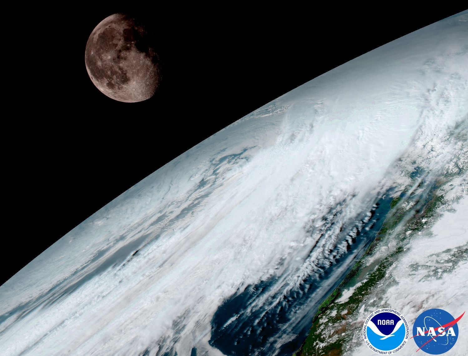 Las imágenes de la Tierra con la más alta resolución - GOES-16-NOAA-NASA-Órbita-Espacial