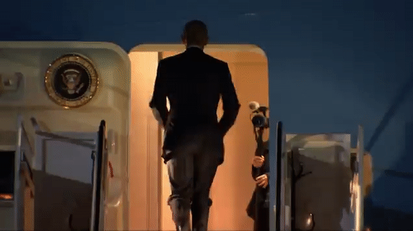 ¿Cuántas veces viajó Obama en el Air Force One?