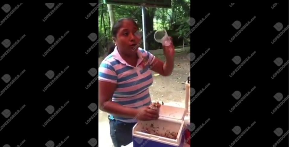 Vendedora en Veracruz