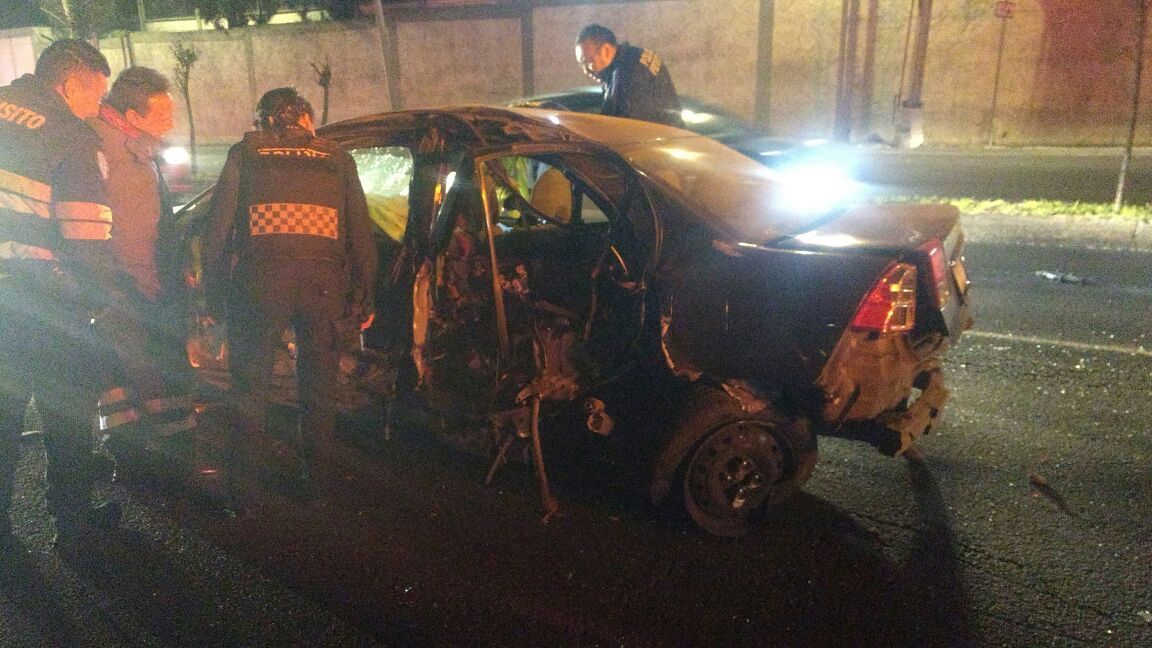 Accidente automovilístico deja dos muertos en Constituyentes