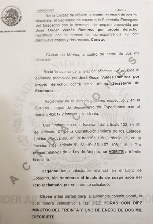 Los pasos para ampararse por el "gasolinazo" - actuaciones-texto