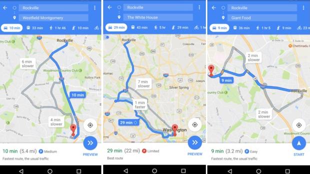 Google Maps informará sobre lugares para estacionar - actualizacion-google-maps