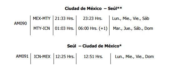Aeroméxico anuncia nueva ruta a Seúl - aeroméxicop