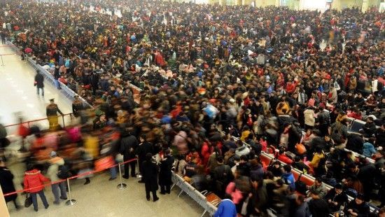 China vive la mayor migración humana anual - año-nuevo-china