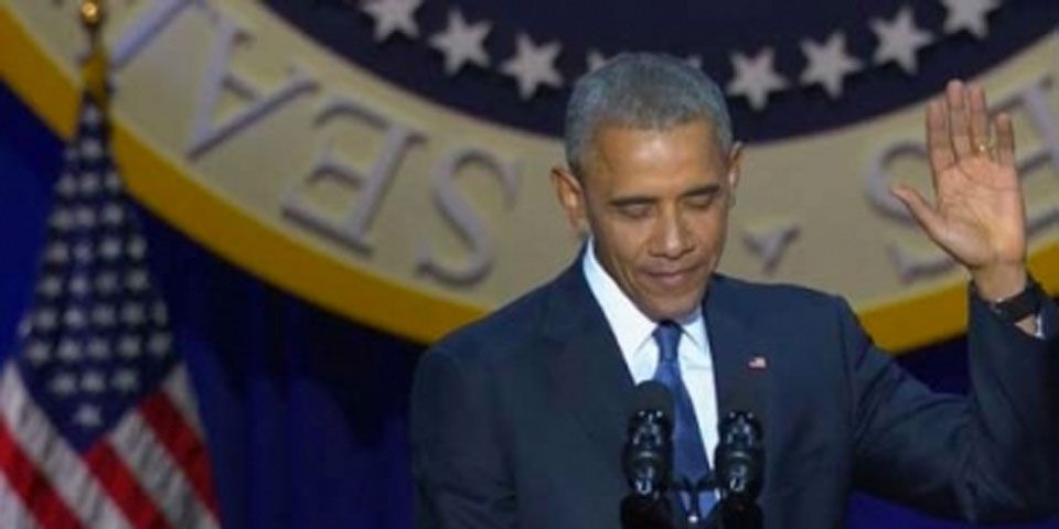 ‘Un honor haber sido presidente de EE.UU.’: Obama