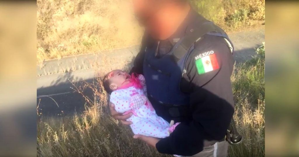Entregarán a familia paterna a bebé rescatada en la México-Querétaro - bebé-encontrada-1024x540