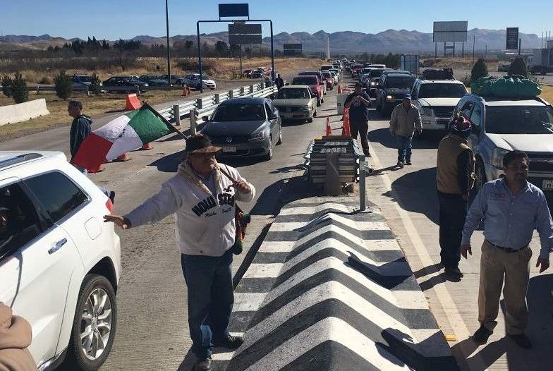 Bloqueos en Chihuahua contra el aumento a la gasolina - bloque-chihuahua-5
