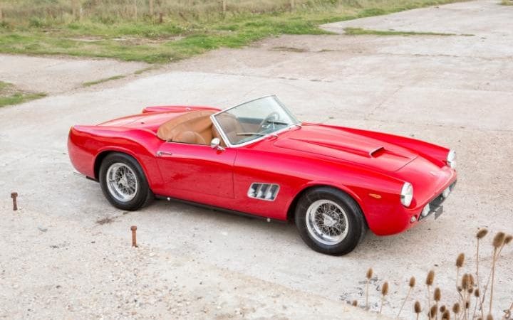 El Ferrari 250 GT Spyder se subastará en más de 264 mdp