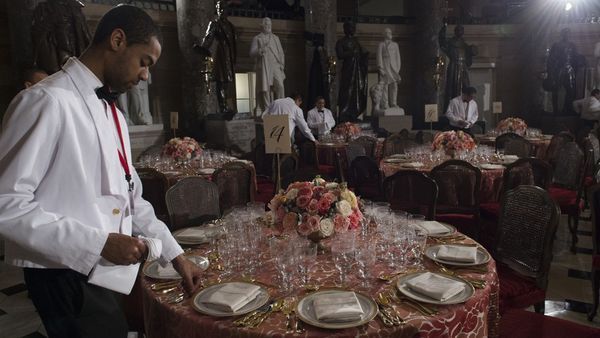 El primer brunch de Trump como presidente - cena-trump