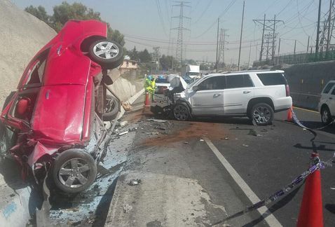 Asaltantes chocan contra camioneta de diputada en Estado de México - choque-milenio