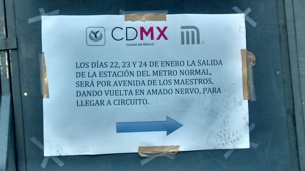 Continúan afectaciones por rodaje de película de Alfonso Cuarón - cierre-metro-normal-cuaron-1024x575