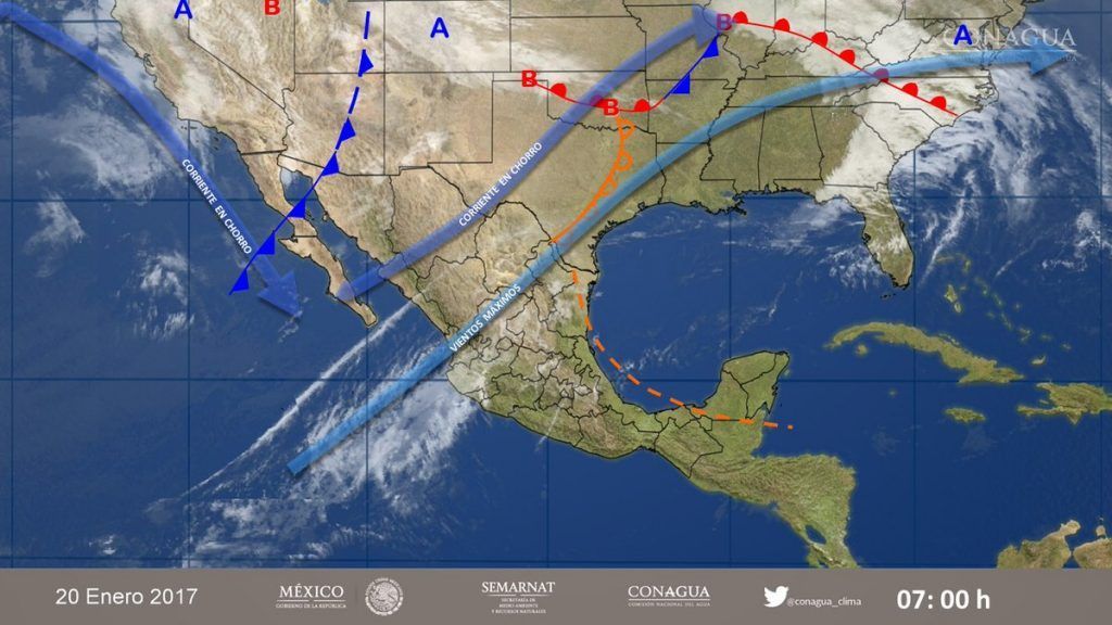 Tormenta invernal provocará clima frío en el norte del país - clima-20-enero-1024x576