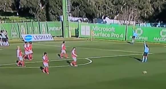 Video: polémico gol de contragolpe en Portugal