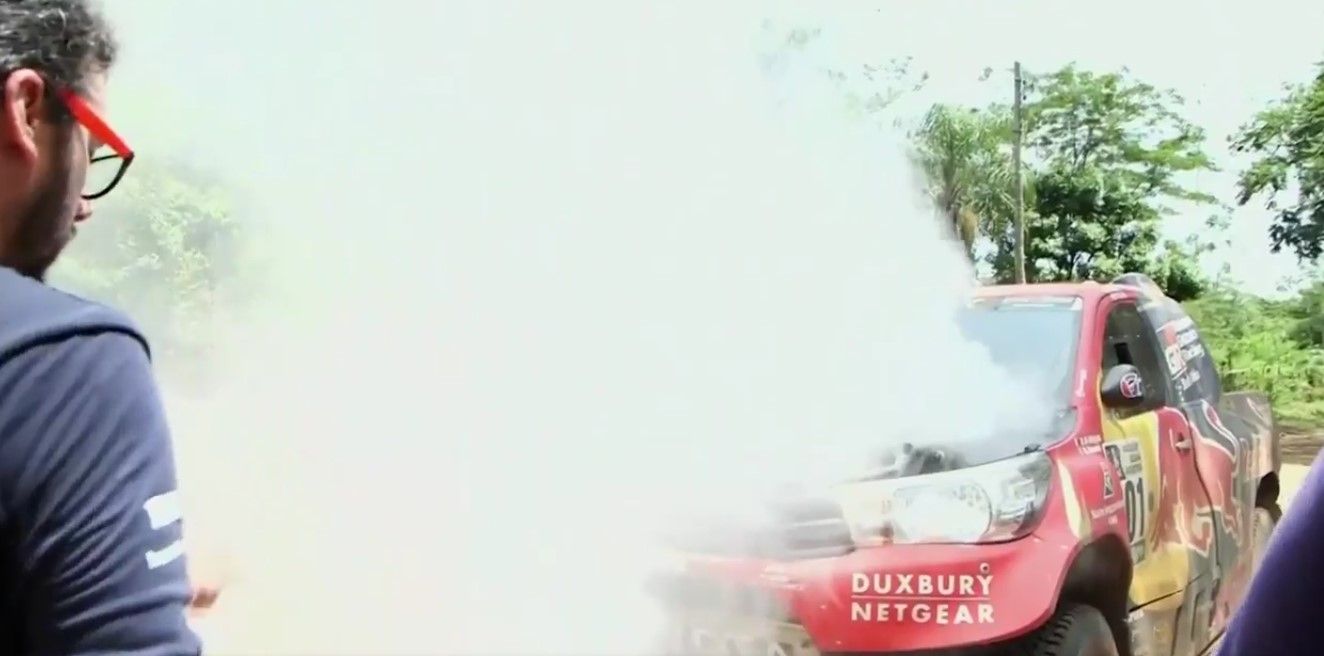 Jeque de Qatar gana primera etapa del Rally Dakar pese a falla de su vehículo