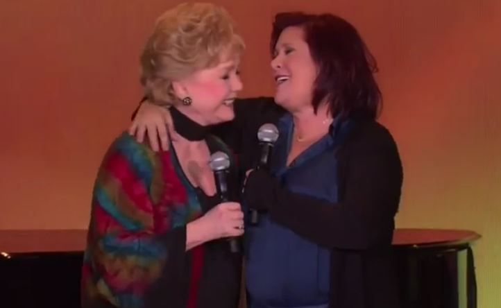 Tributo a Carrie Fisher y Debbie Reynolds en los Golden Globes