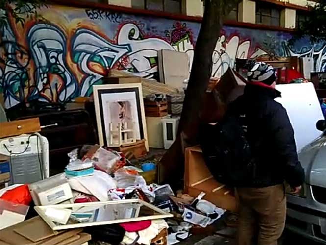 Desalojan predio con 15 familias en la Del Valle - del-valle