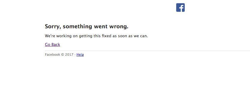 Usuarios reaccionan a caída de Facebook Pages - error-facebook
