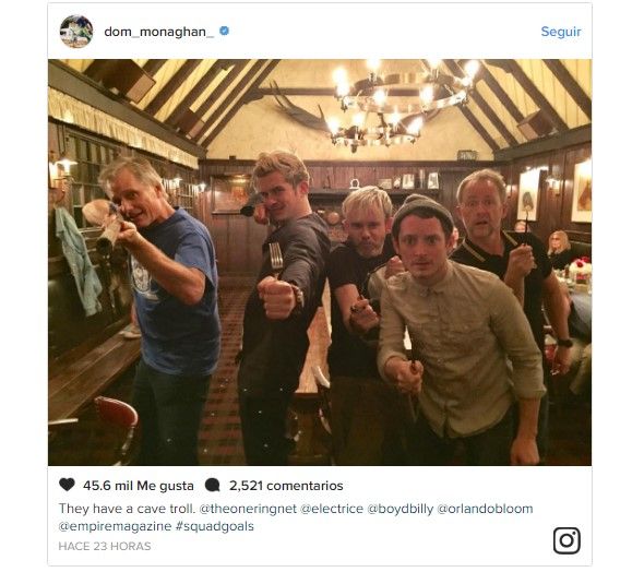 La reunión del elenco de 'El señor de los Anillos' 15 años después - esdla