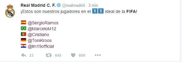 El 11 ideal de la FIFA - fifa