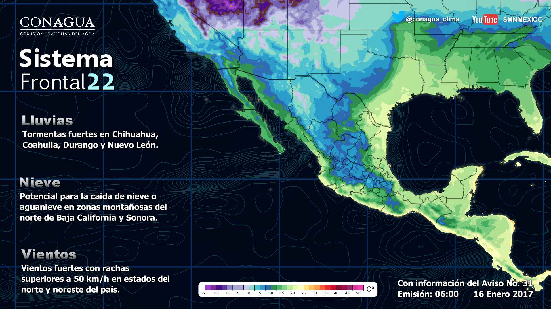 Continuará el ambiente frío en gran parte del país - frente-frio-22-2
