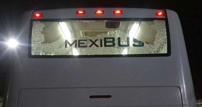 Atacan 11 unidades del Mexibús por alza en gasolinas