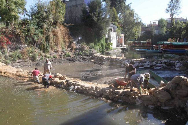 Grieta en Xochimilco, un riesgo para el Valle de México