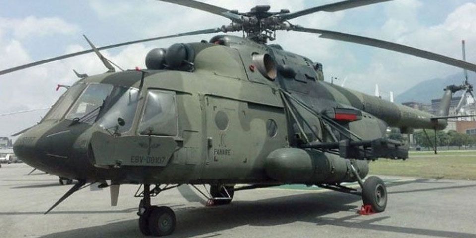 Desaparece helicóptero militar en Venezuela