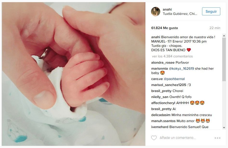 Nace hijo de Manuel Velasco y Anahí - hijo-de-anahí