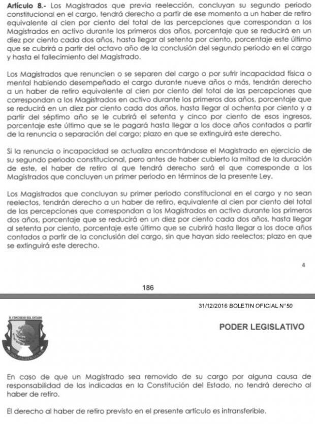 Diputados de BCS se aprueban pensión vitalicia - ley-BCS