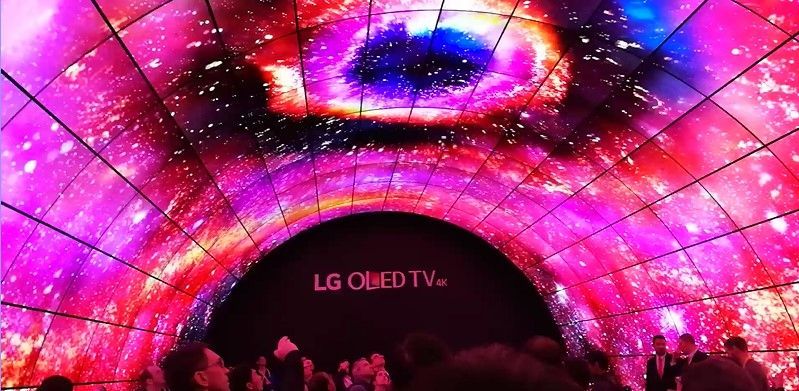 LG marca tendencia en pantallas en CES 2017