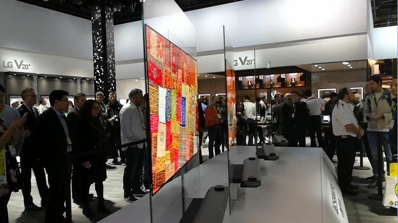 LG marca tendencia en pantallas en CES 2017 - lg