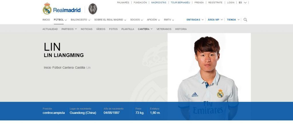 Video: Real Madrid celebra el año nuevo chino - lin-jugador-chino-real-madrid-1024x438