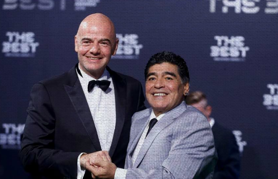 Nombrarán a Maradona embajador de FIFA en el mundo