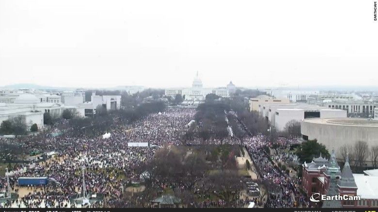 Comparativa de asistencia entre Trump y Marcha de las Mujeres - marcha-2