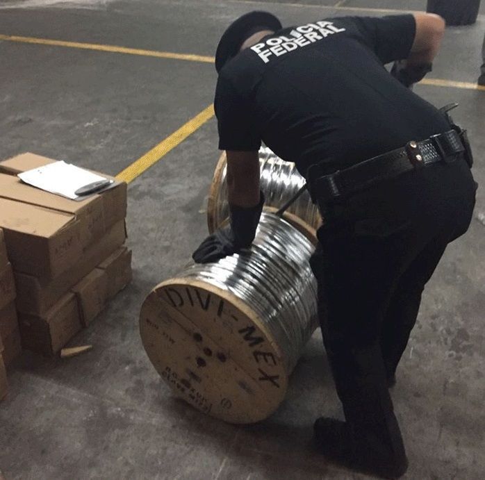 Decomisan mariguana oculta en rollos de alambre en Nuevo León - mariguana-monterrey-alambre