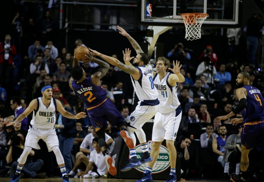 Mavericks se lleva duelo ante Suns celebrado en México - mavs-suns-cdmx-4-1024x705