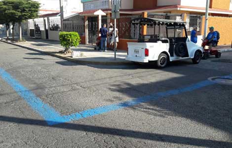 Mazatlán delimita con una línea azul la zona insegura de la segura