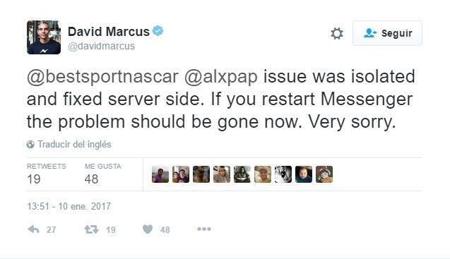 Messenger resuelve el problema de alto consumo de batería - messenger