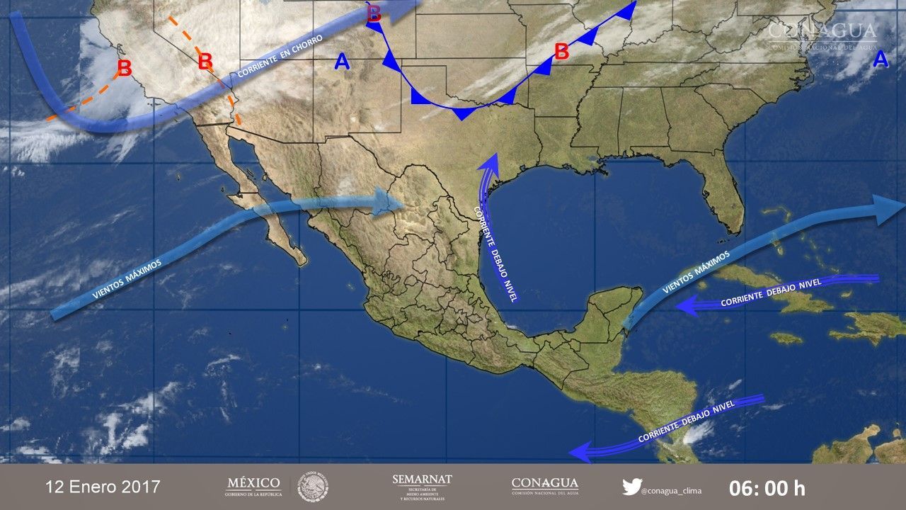 Frente frío 22 generará vientos fuertes en el noroeste del país - mexico1201