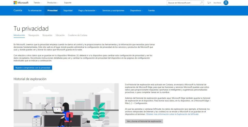 Las nuevas herramientas de Microsoft para controlar la privacidad - microsfot-1024x526