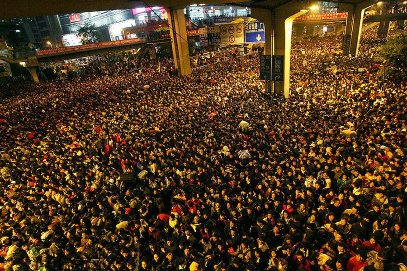 China vive la mayor migración humana anual